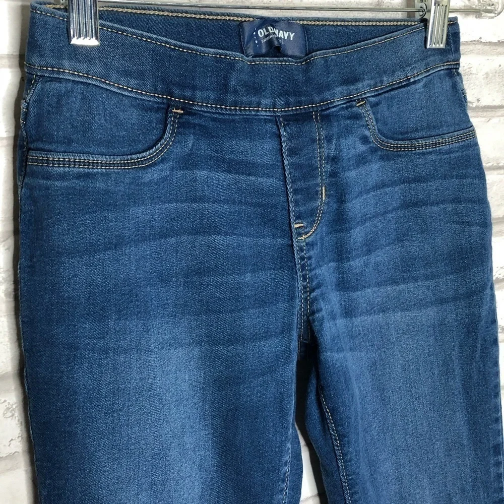 Old Navy denim skinny jeans, size large (10/12)